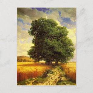 Cartão Postal Cartão-postal com a pintura de Alexandre Calame