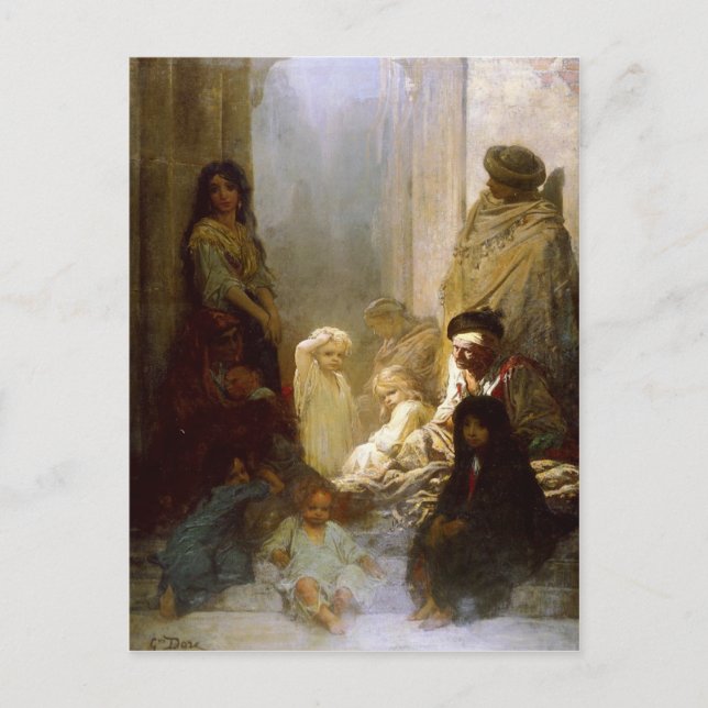 Cartão Postal Cartão-postal com a pintura de Gustave Dore (Frente)