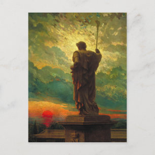 Cartão Postal Cartão-postal com a pintura de James Carroll Beckw