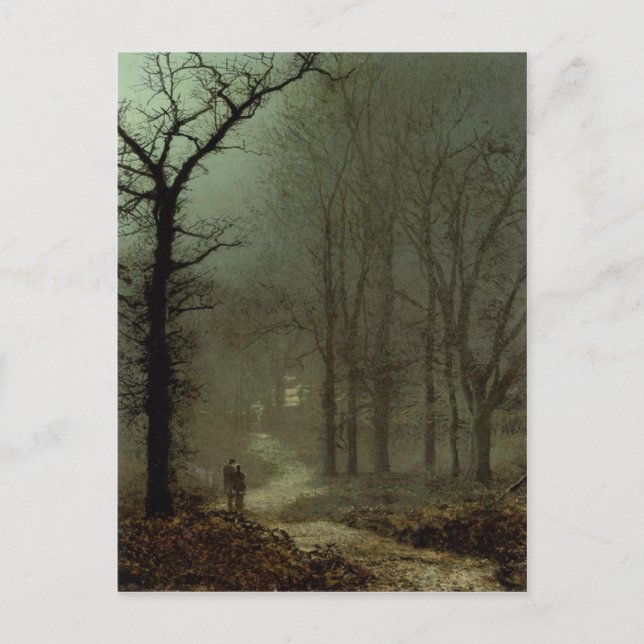 Cartão Postal Cartão-Postal Com A Pintura De John Atkinson Grims (Frente)