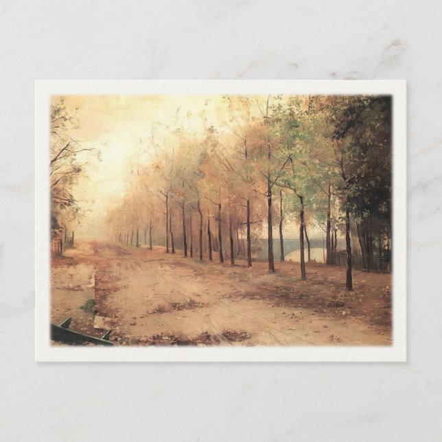 Cartão Postal Cartão-postal com a pintura Marie Bashkirtseff (Frente)