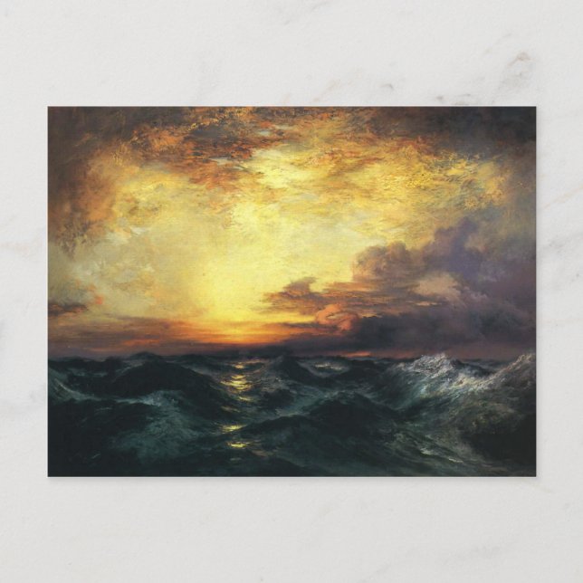 Cartão Postal Cartão-postal com a pintura Thomas Moran (Frente)