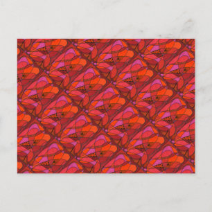 Cartão Postal Cartão-postal com Abstrato de Imagem Cortada "Stu