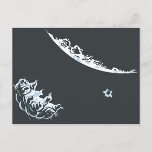 Cartão Postal Cartão-postal com barra de água (horizontal)