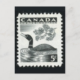 Cartão Postal Cartão-postal com carimbo gravado na Vintage
