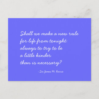 Cartão Postal Cartão-postal com cotação - gentileza, família, am