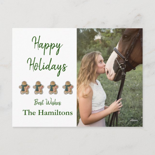 Cartão Postal Cartão-postal com Gingerbreads (Frente)