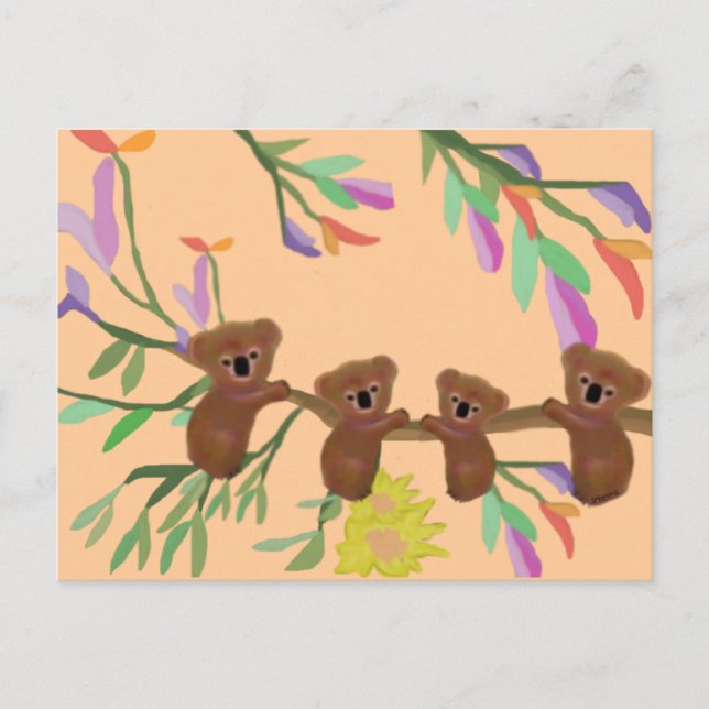 Cartão Postal Cartão-postal com Koala (Frente)
