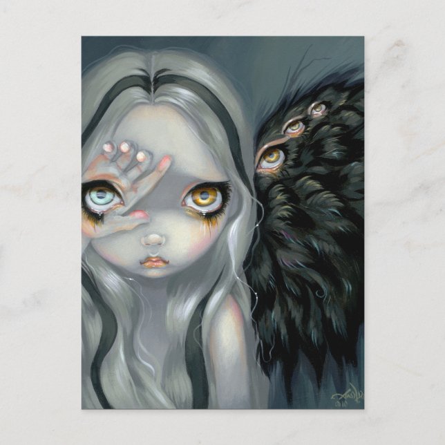 Cartão Postal Cartão-postal com "mão divina" (Frente)