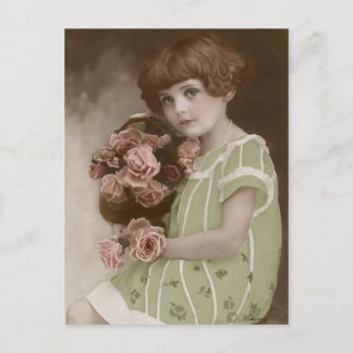 Cartão Postal Cartão-postal com pintura à mão do victoriano Edwa