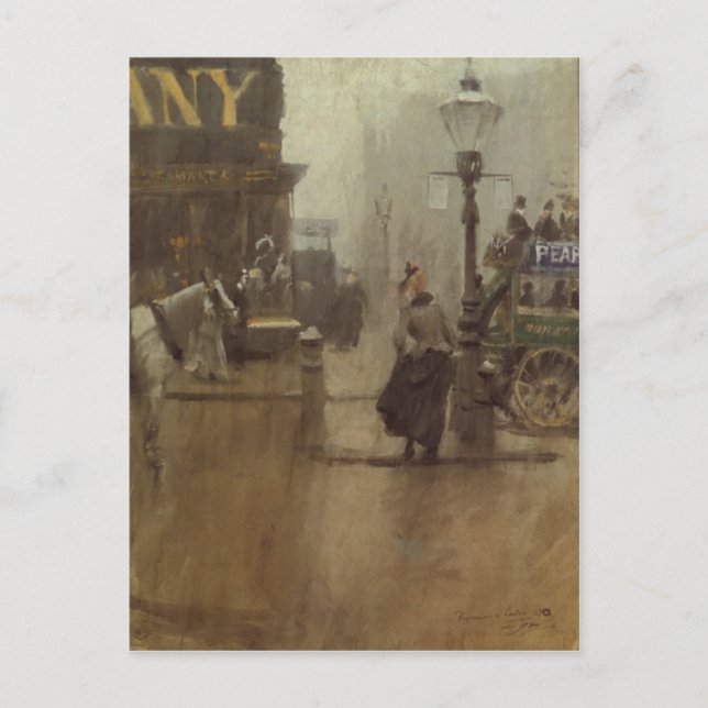 Cartão Postal Cartão-postal com pintura Anders Zorn (Frente)