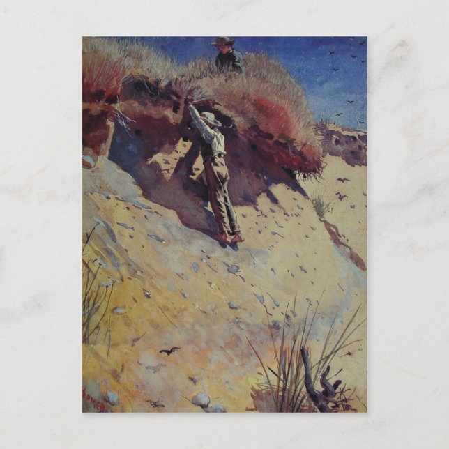 Cartão Postal Cartão-postal com pintura de casa Winslow (Frente)