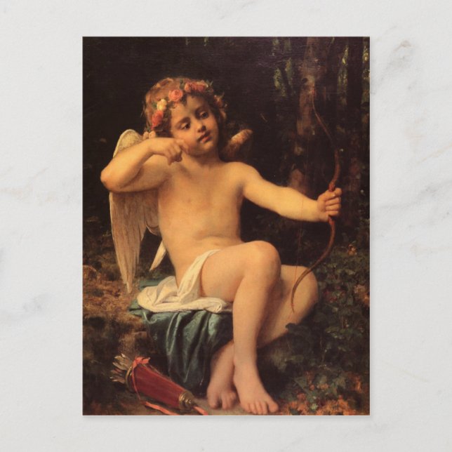Cartão Postal Cartão-postal com pintura de Léon Bazile Perrault (Frente)