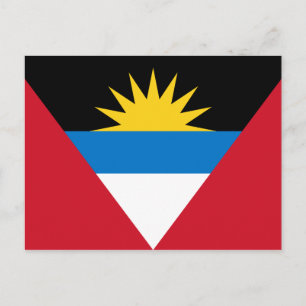 Cartão Postal Cartão-postal com Sinalizador Antígua e Barbuda