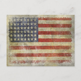 Cartão Postal Cartão-postal com Sinalizador Dirty Vintage dos EU