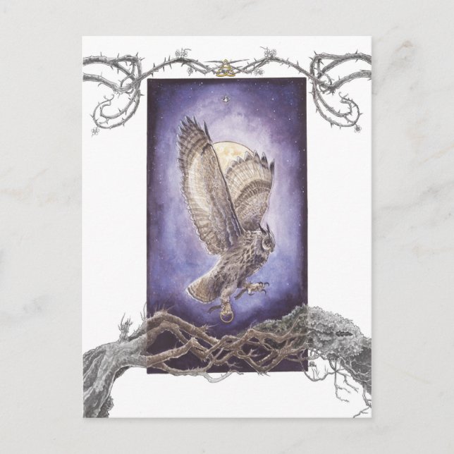 Cartão Postal Cartão-postal com três toques permitidos (Frente)