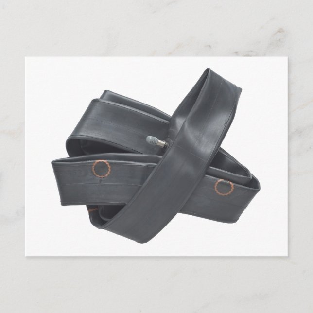 Cartão Postal Cartão-postal com tubo de pneu de borracha (Frente)