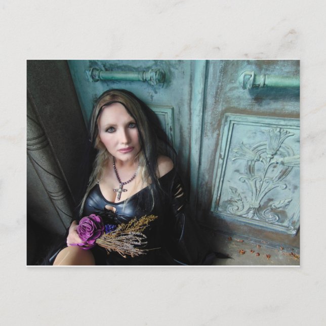 Cartão Postal Cartão-postal com véu amplificado (Frente)