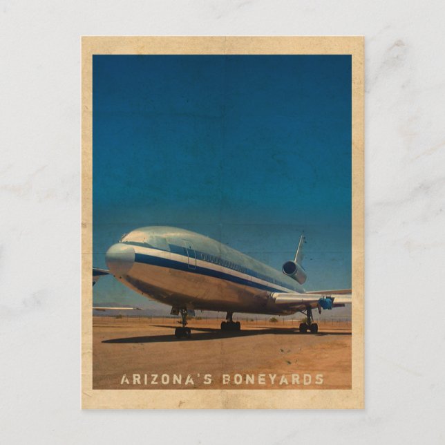 Cartão Postal Cartão-postal com Viagem de avião CC10 (Frente)