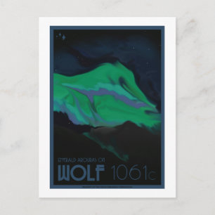 Cartão Postal Cartão-postal com Viagem espacial - Wolf 1061c