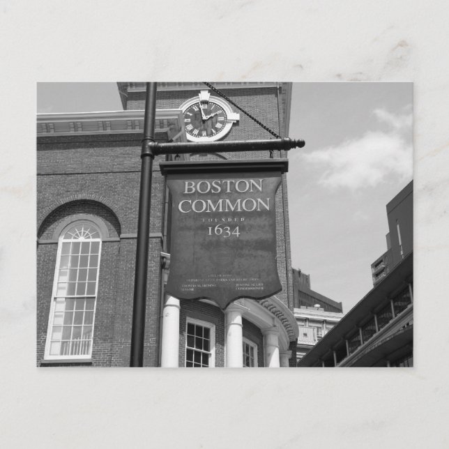 Cartão Postal Cartão-postal comum de Boston (Frente)