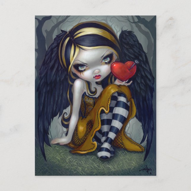 Cartão Postal Cartão-postal "Coração das Unhas" (Frente)