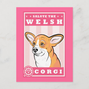 Cartão Postal Cartão-postal Corgi Cute