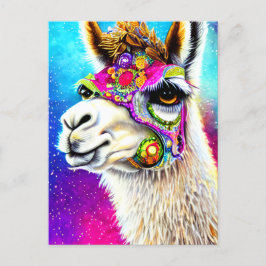 Cartão Postal Cartão-postal Cósmico Alpaca
