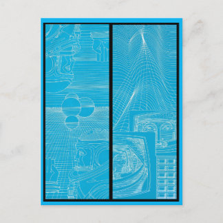 Cartão Postal Cartão-postal Cosmonaut Três