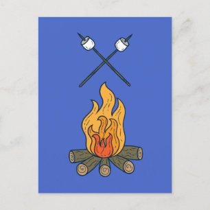 Cartão Postal Cartão-postal Cozy Campfire