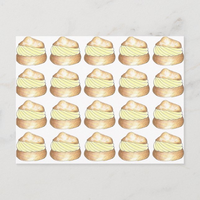 Cartão Postal Cartão-postal Cream Puff Puff Puff Puff, Pastelari (Frente)