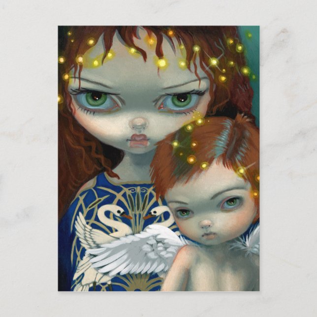 Cartão Postal Cartão-postal "Crianças de Lir" (Frente)