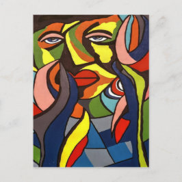 Cartão Postal Cartão-postal criativo africano