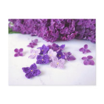 Cartão-postal Crochet Lilac