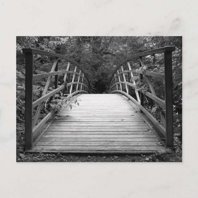 Cartão Postal Cartão-postal cruzando (b&w) (Frente)