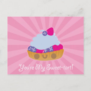 Cartão Postal Cartão-postal Cute Kawaii Tart