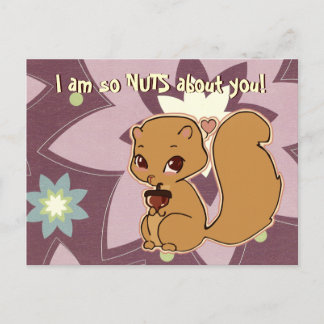 Cartão Postal Cartão-postal Cutie Squirrel