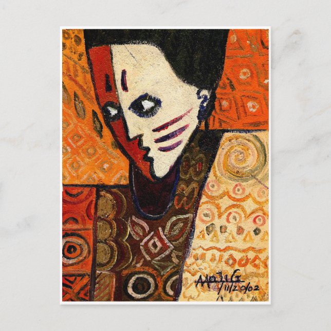 Cartão Postal Cartão-postal da ÁFRICA (Frente)