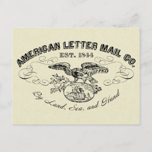 Cartão Postal Cartão-postal da American Letter Mail Company