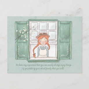 Cartão Postal Cartão-postal da Anne of Green Gables Enjoe coisas