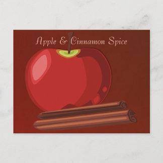 Cartão Postal Cartão-postal da Apple Cinnamon