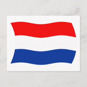 Cartão Postal Cartão-postal da Bandeira da Holanda