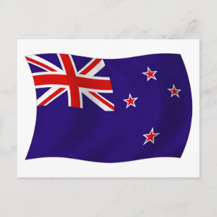 Cartão Postal Cartão-postal da Bandeira da Nova Zelândia