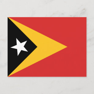 Cartão Postal Cartão-postal da bandeira de Timor Leste