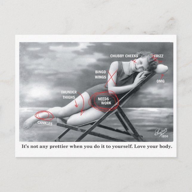 Cartão Postal Cartão-postal da Bela Banheira (Frente)