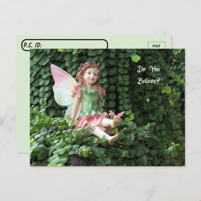 Cartão Postal Cartão-postal da Bela Fada (Frente/Verso)
