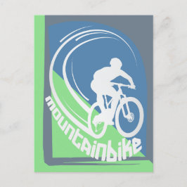 Cartão Postal Cartão-postal da bicicleta MTB de montanha da Mont