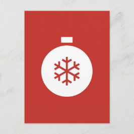 Cartão Postal Cartão-postal da Bola de Natal