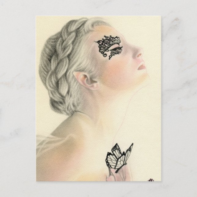 Cartão Postal Cartão-postal da borboleta de fada (Frente)
