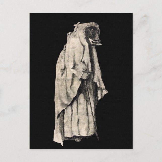 Cartão Postal Cartão-postal da Bruxa de Natal Percht (Frente)